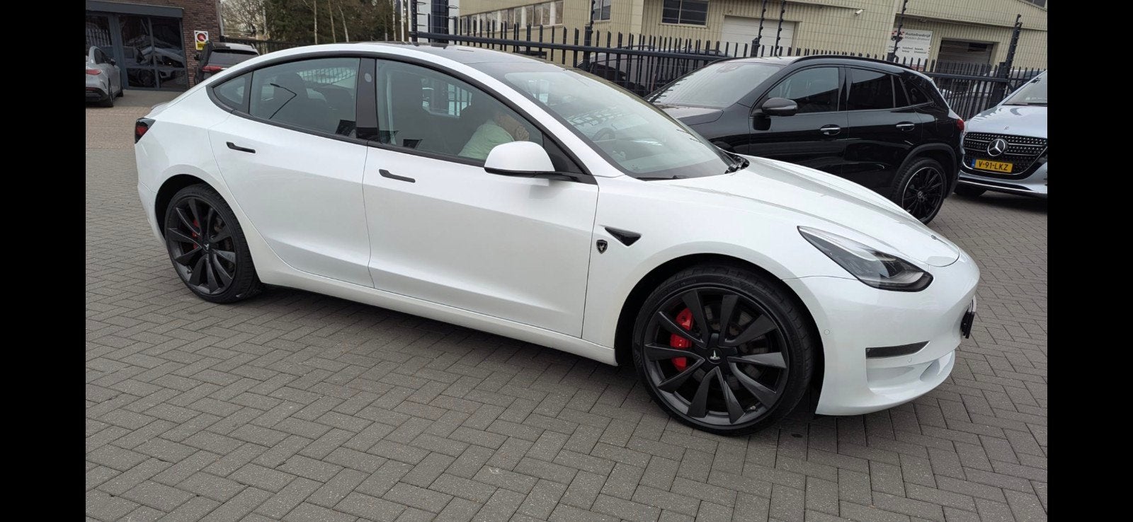 Tesla Model 3 Performance, Auto's, Tesla, Automaat, 1831 kg, Wit, Elektrisch