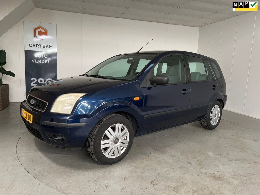 Ford Fusion 1.6-16V Luxury Airco, Trekhaak, Auto's, Ford, Voorwielaandrijving, 1596 cc, Gebruikt, Blauw
