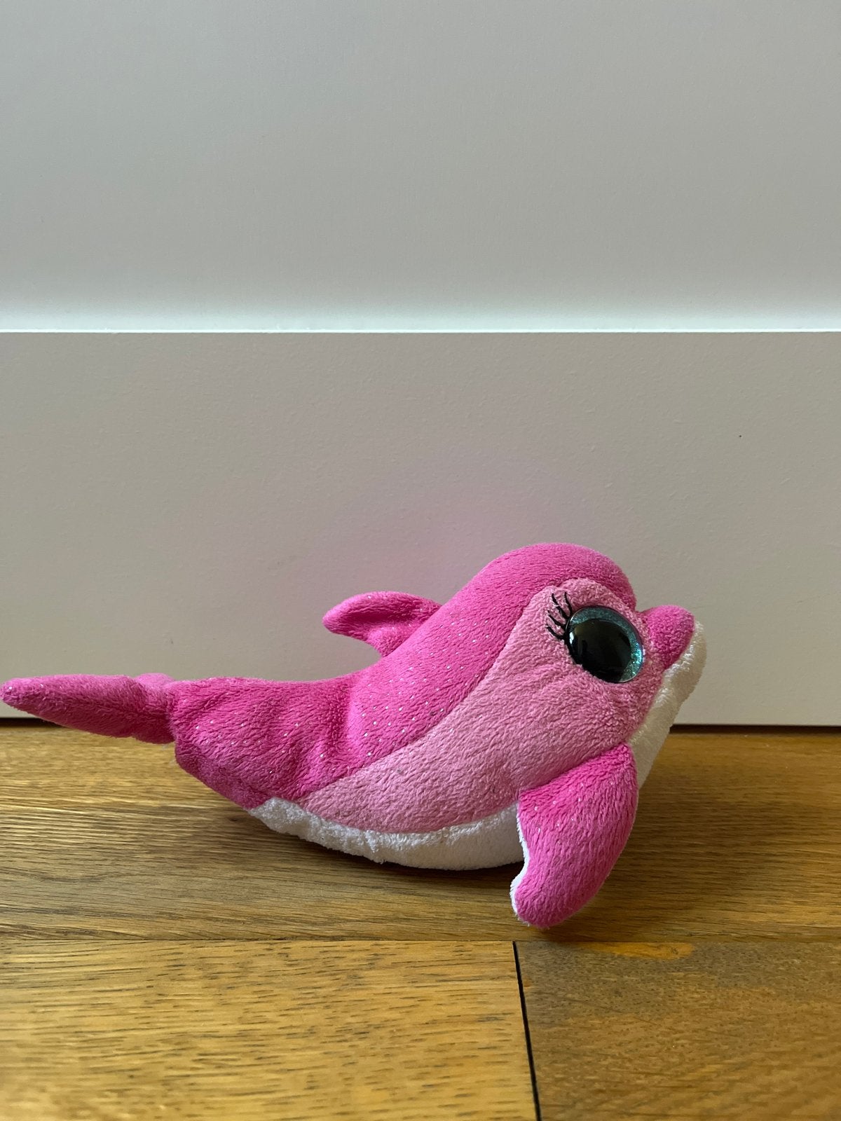 TY Beanie Boo Roze Dolfijn, Kinderen en Baby's, Speelgoed | Knuffels en Pluche, Overige typen, Ophalen of Verzenden, Roze, Klein (minder dan 20 cm)