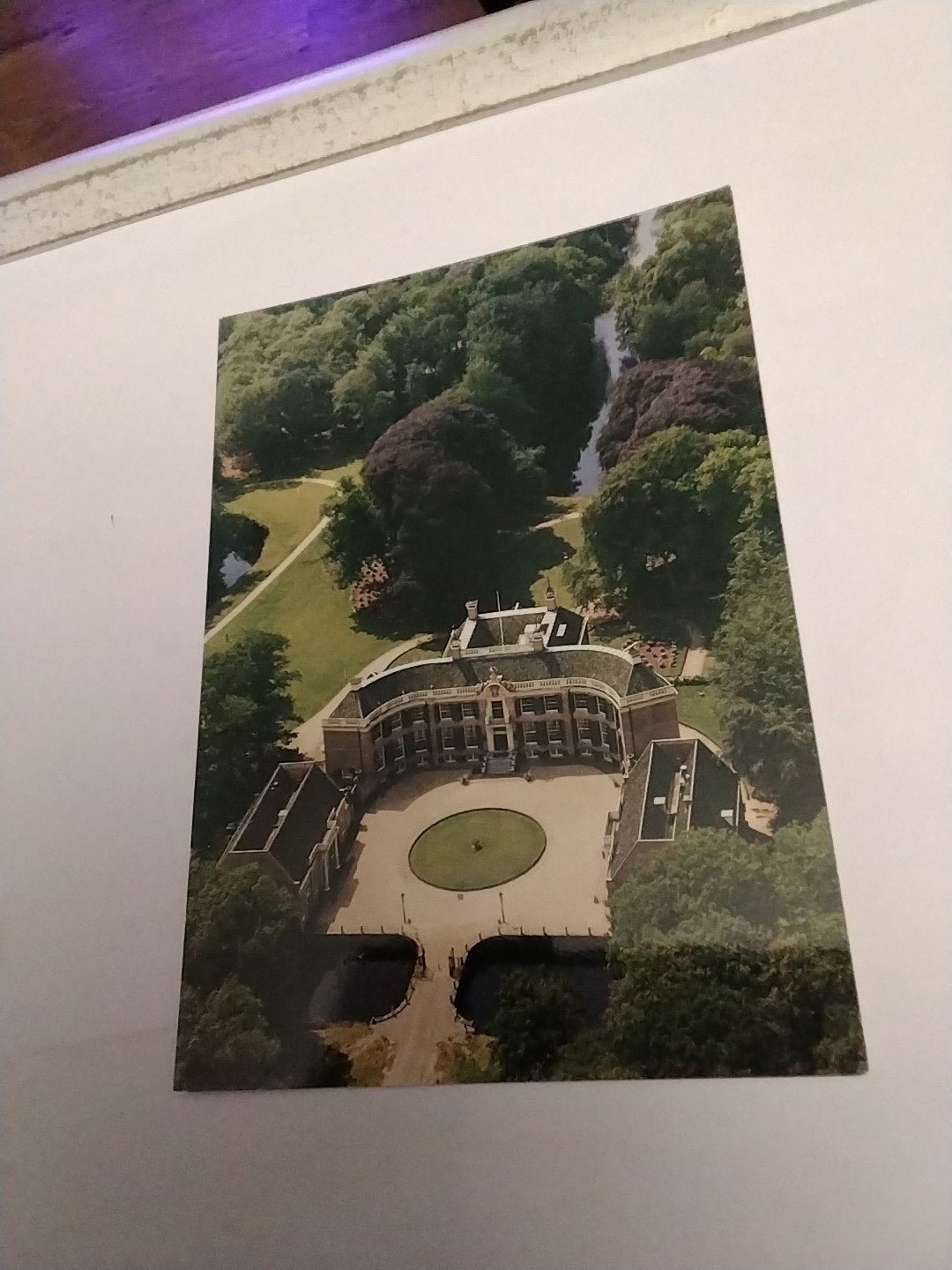 Ansichtkaart Kasteel Groeneveld Baarn - Luchtfoto, Ophalen of Verzenden, Utrecht
