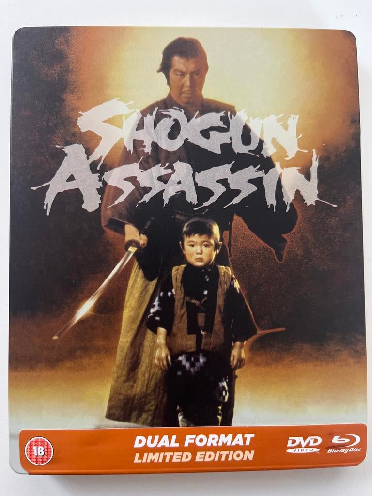 Shogun Assassin - Limited Edition steelbook Blu-ray + DVD, Ophalen of Verzenden, Zo goed als nieuw