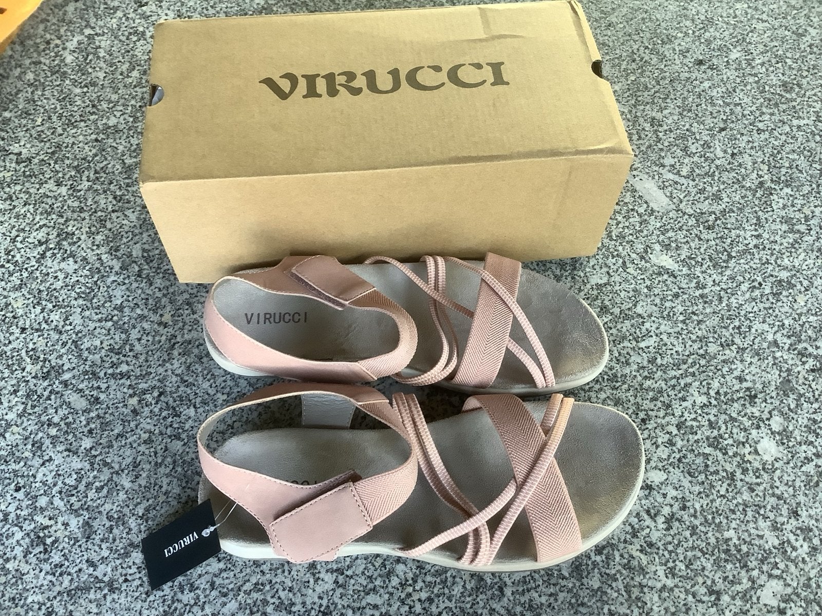 Nieuwe Virucci sandalen maat 39, Nieuw, Roze, Sandalen of Muiltjes, Ophalen of Verzenden