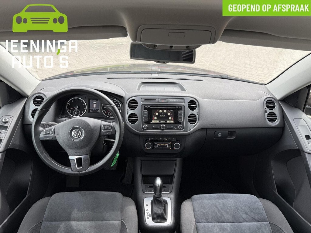 Volkswagen Tiguan 1.4 TSI Sport&Style|Navi|Airco|Trekhaak|Ca, Auto's, Volkswagen, Euro 5, Stof, Zwart, 4 cilinders