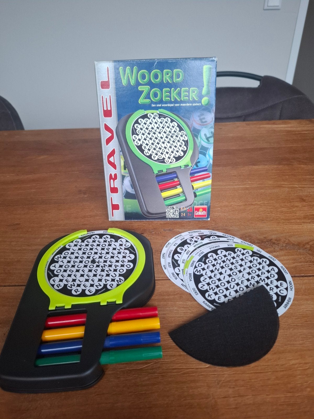 Travel Woordzoeker, Hobby en Vrije tijd, Gezelschapsspellen | Bordspellen, Ophalen of Verzenden, Gebruikt, Goliath, Reisspel