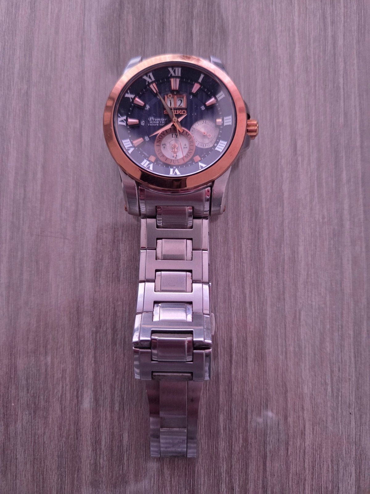 Seiko Arctura Kinetic Chronograaf Herenhorloge, Ophalen, Zo goed als nieuw, Staal, Seiko