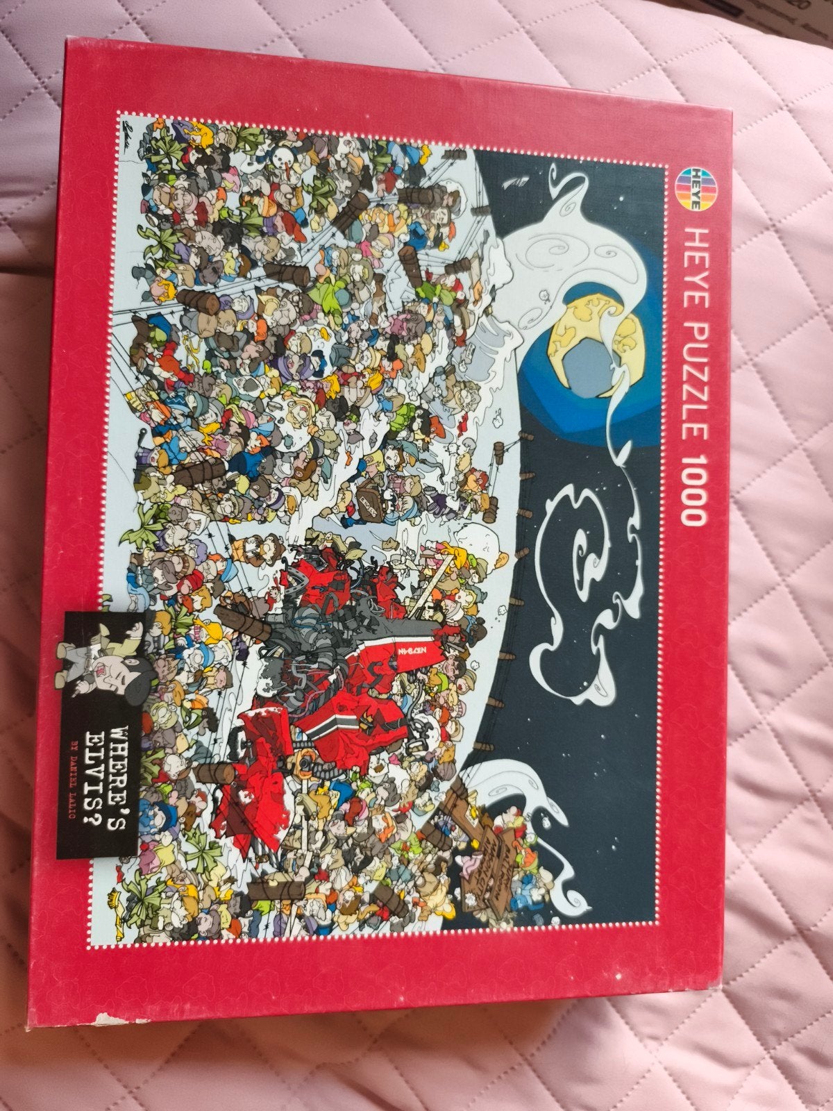 Heye Legpuzzel 1000 stukjes - Where's Elvis?, Ophalen of Verzenden, 500 t/m 1500 stukjes, Legpuzzel