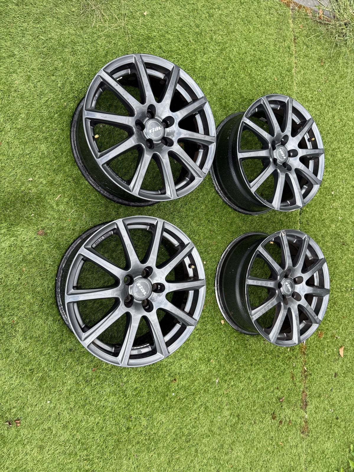 4x Rial Velg 17 Inch 5x100, Ophalen, Overige, Gebruikt, Velg(en)