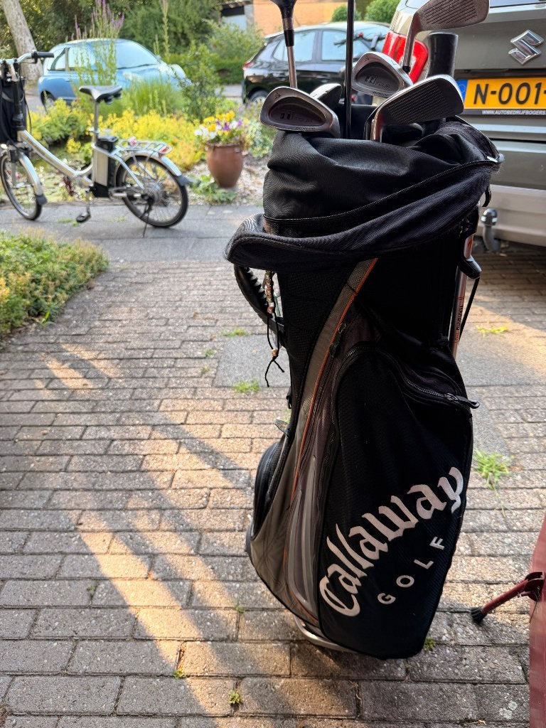 Gratis golftas, Sport en Fitness, Golf, Ophalen, Gebruikt, Set, Overige merken