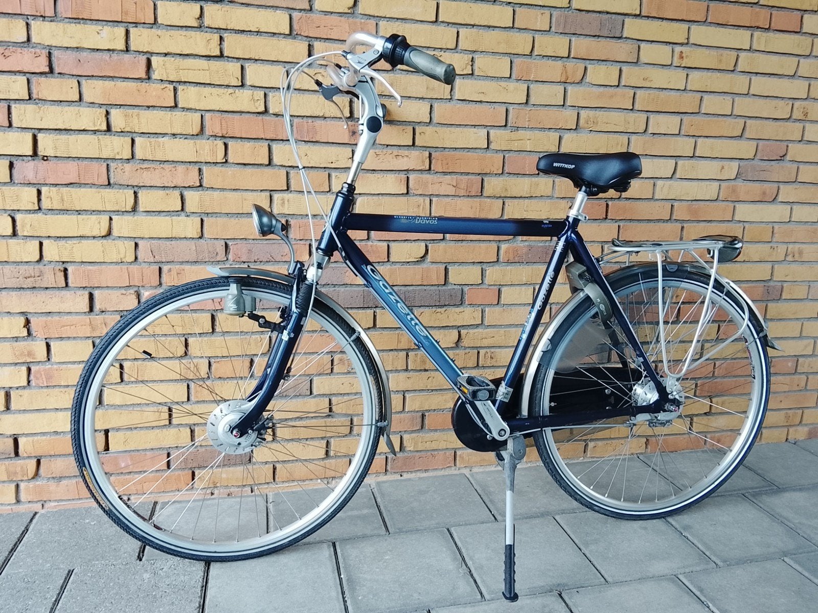 Gazelle Davos herenfiets, i.g.st., Ophalen, Versnellingen, Zo goed als nieuw, 57 tot 61 cm