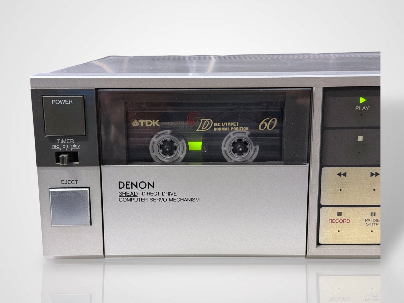 Denon DR-M3 Cassettedeck - High-end Vintage Direct Drive, Denon, Enkel, Ophalen of Verzenden, Denon