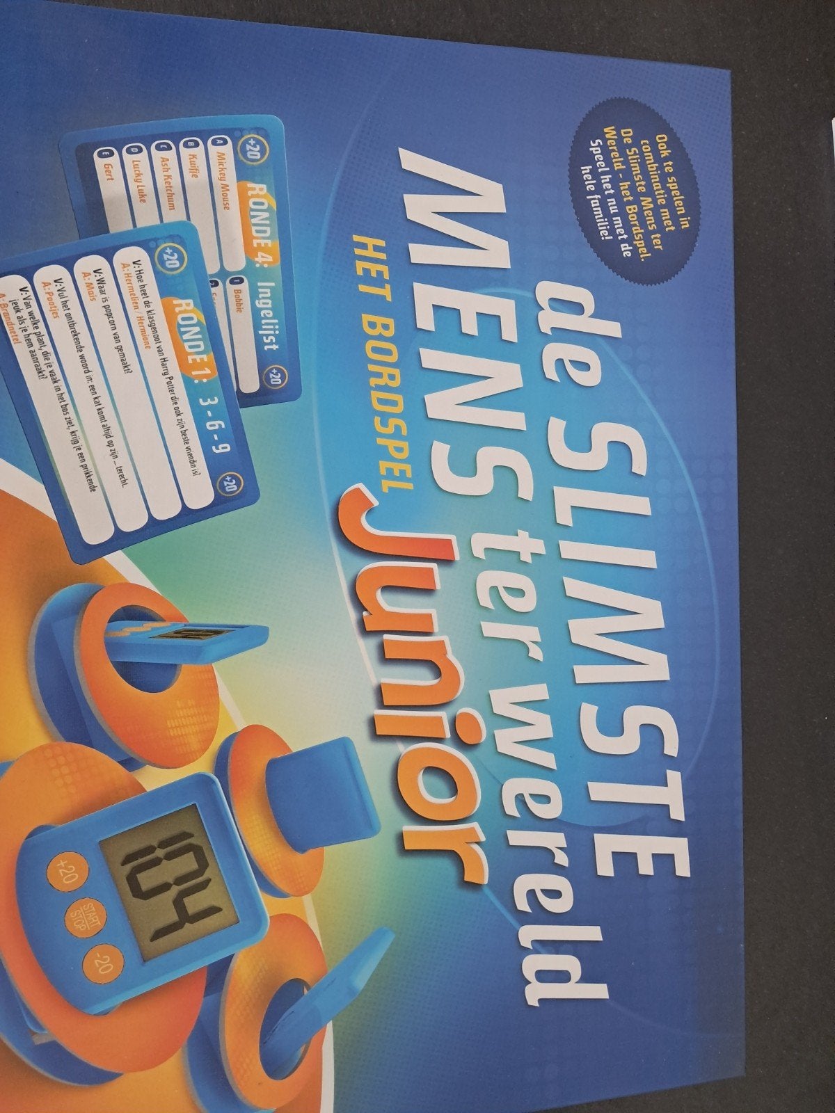 bordspel de slimste mens junior, Hobby en Vrije tijd, Gezelschapsspellen | Bordspellen, Ophalen, Zo goed als nieuw