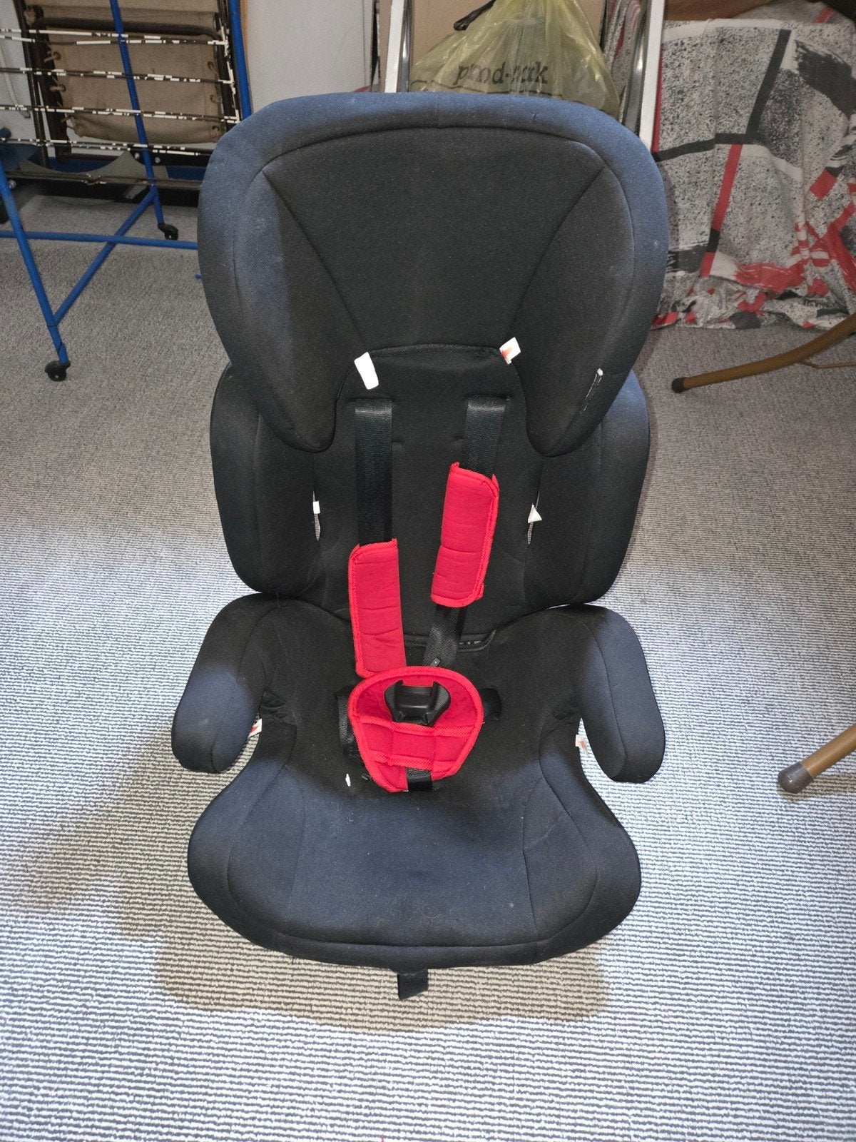 Cabino Autostoel Zwart/Rood - 9-36 kg, 9 t/m 36 kg, Ophalen, Overige merken, Gebruikt