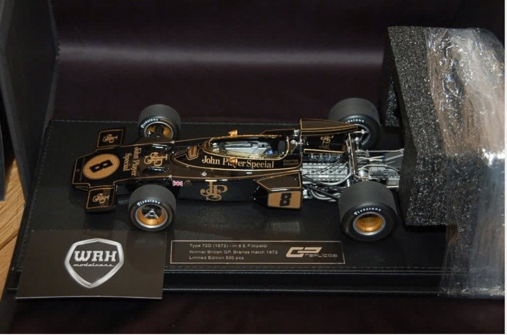 LOTUS 72D F1 FITIPALDI JPS livery #8 GP replicas MINT WRH, Verzenden, Zo goed als nieuw, Auto, Overige merken