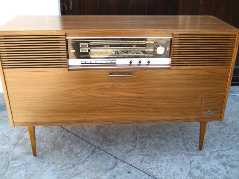 Vintage Grundig Mandello audiomeubel jaren ‘60, Ophalen, Gebruikt