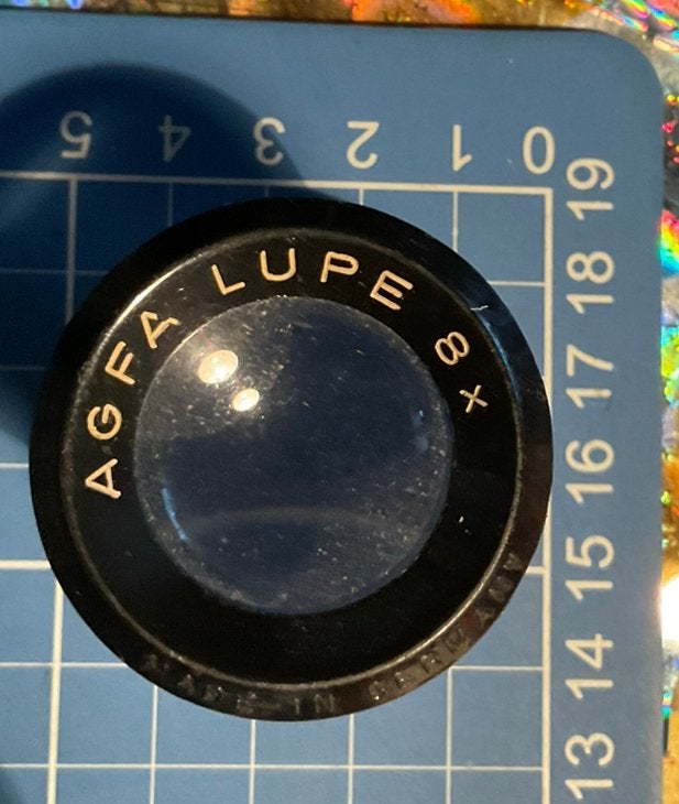 Agfa loep, Ophalen of Verzenden, Zo goed als nieuw, Vergrootglas of Loep