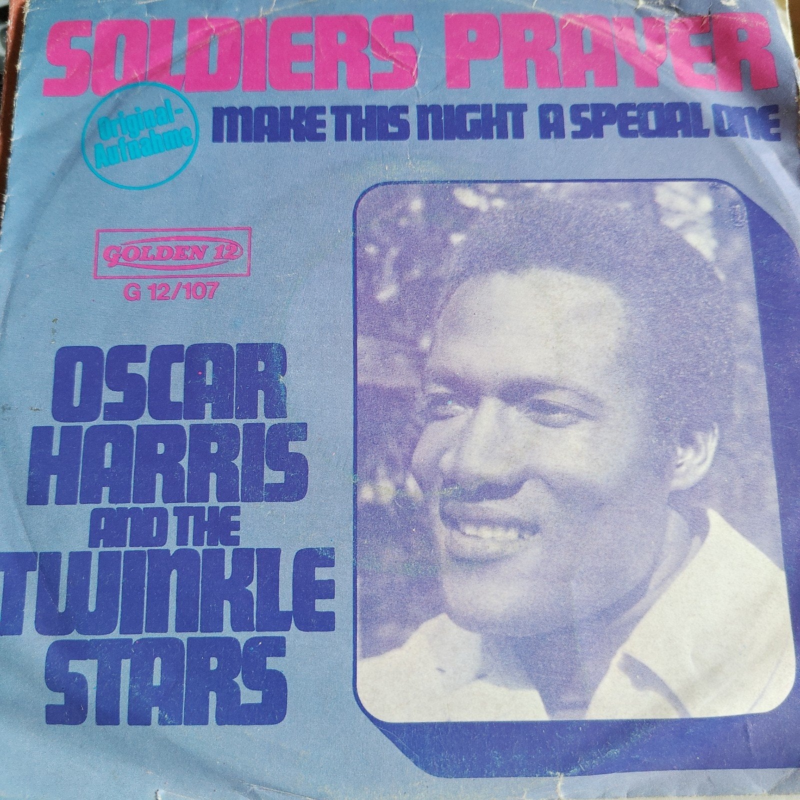 Oscar Harris & The Twinkle Stars Soldiers Prayer, Gebruikt, Originele persing, 7 inch, Ophalen of Verzenden