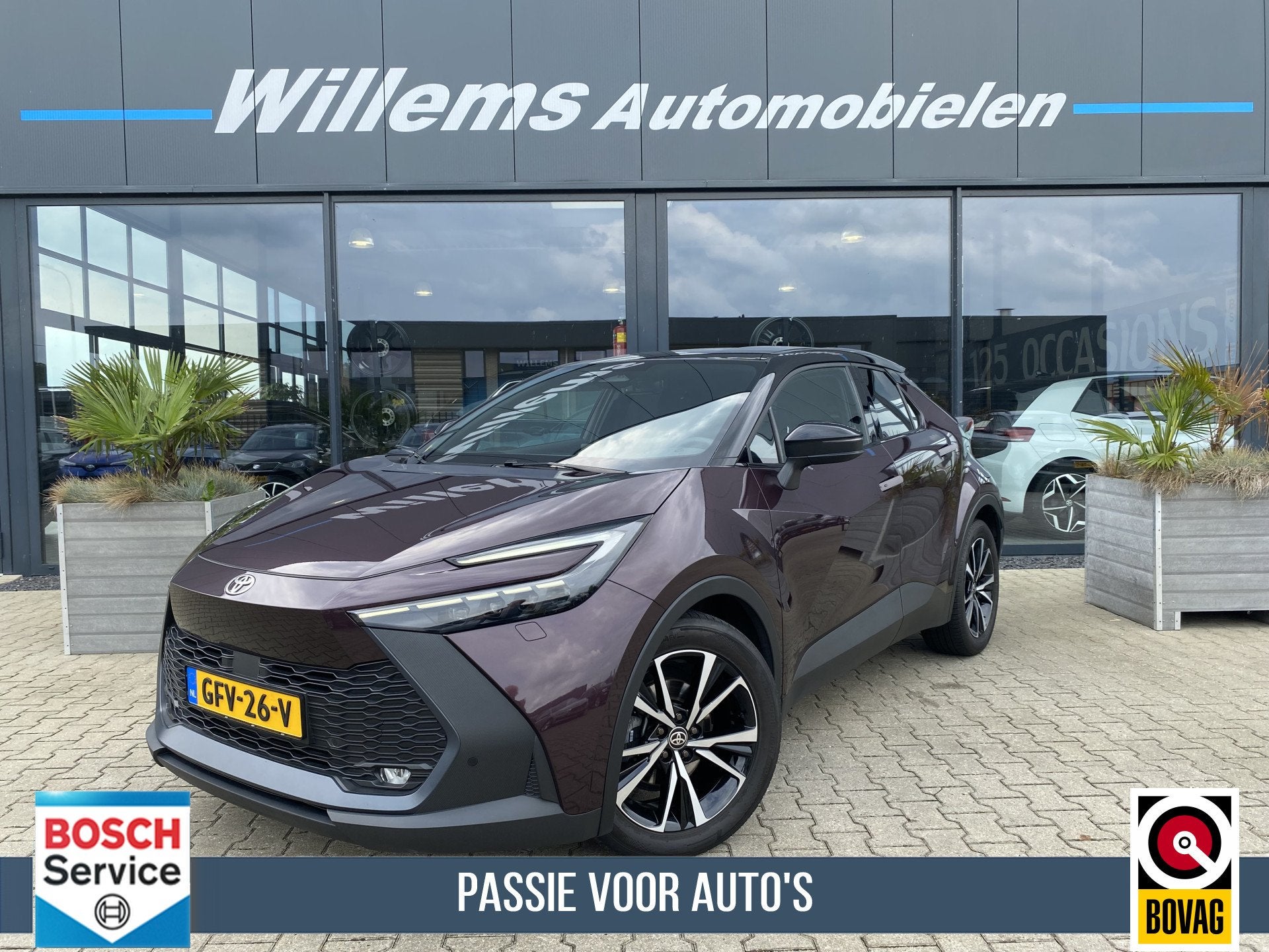 Toyota C-HR 1.8 Hybrid 140 Business Plus Navigatie , Stoelve, Auto's, Stof, Met garantie (alle), Origineel Nederlands, Bedrijf