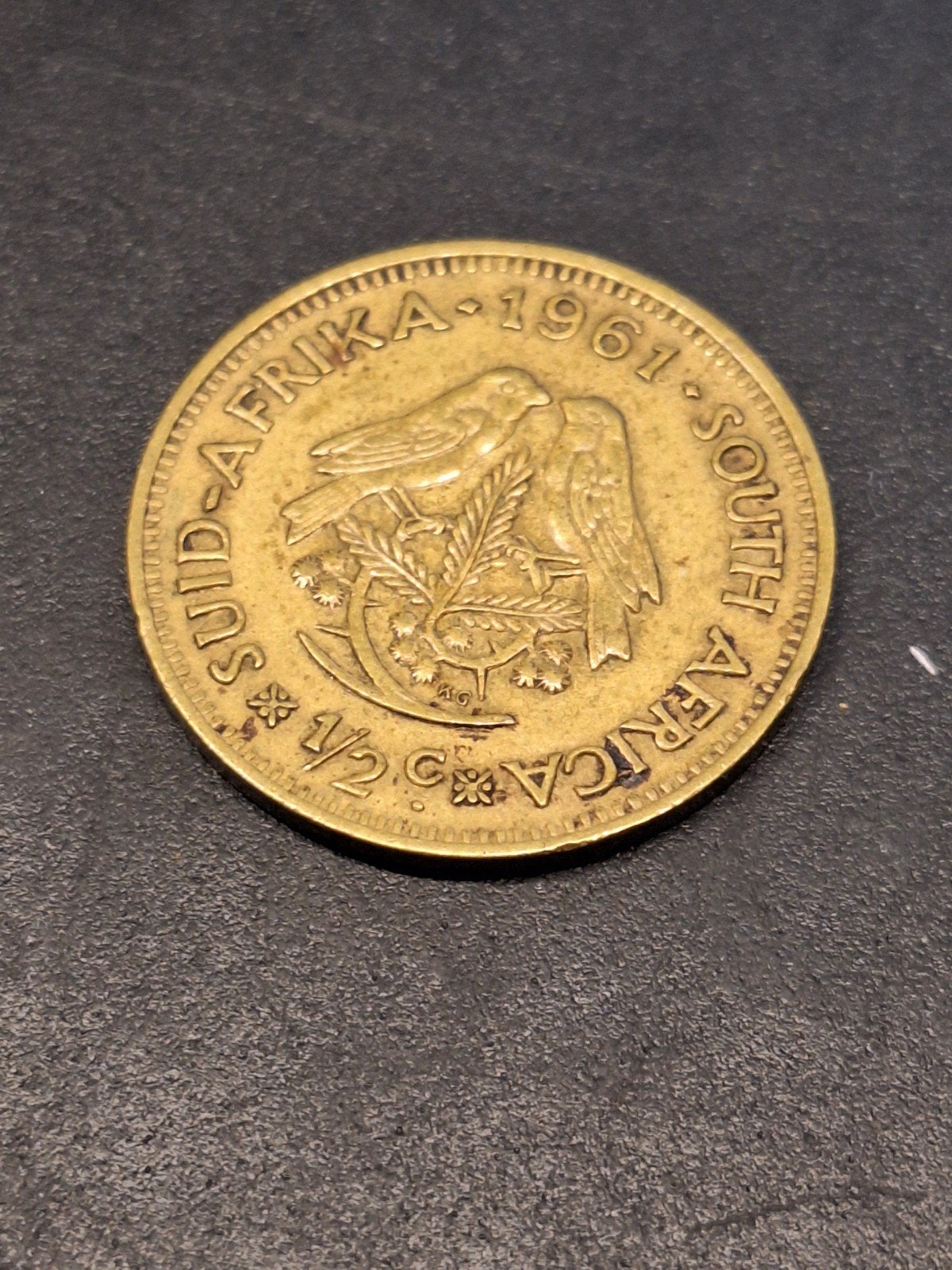 Zuid Afrika 1/2 cent 1961, Ophalen of Verzenden, Koningin Wilhelmina, 1 cent