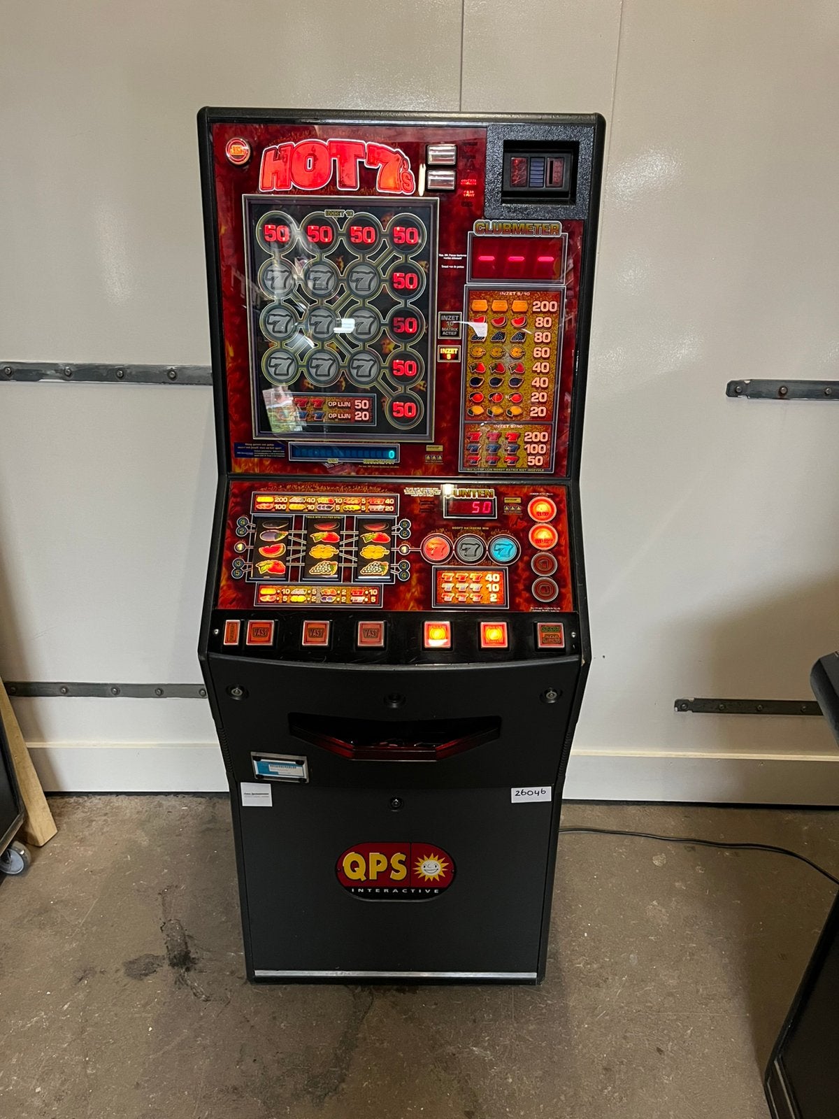 Te koop Hot 7,s, Verzamelen, Met sleutels, Gebruikt, Eismaspeelautomaten, Grote dijlakker 34