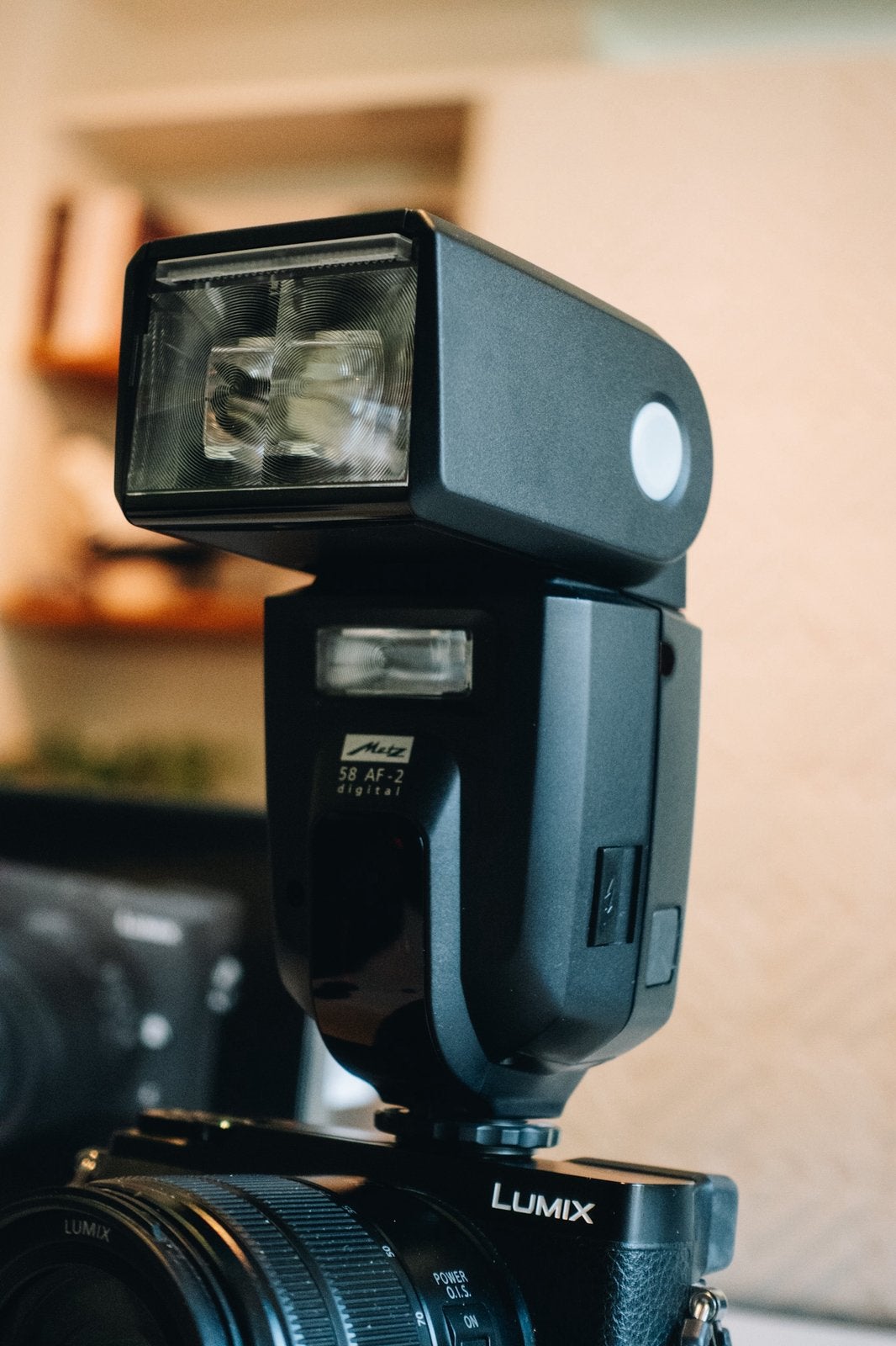 Metz 58 AF-2 Digital flitser voor Panasonic / Olympus, Ophalen of Verzenden, Zo goed als nieuw, Metz