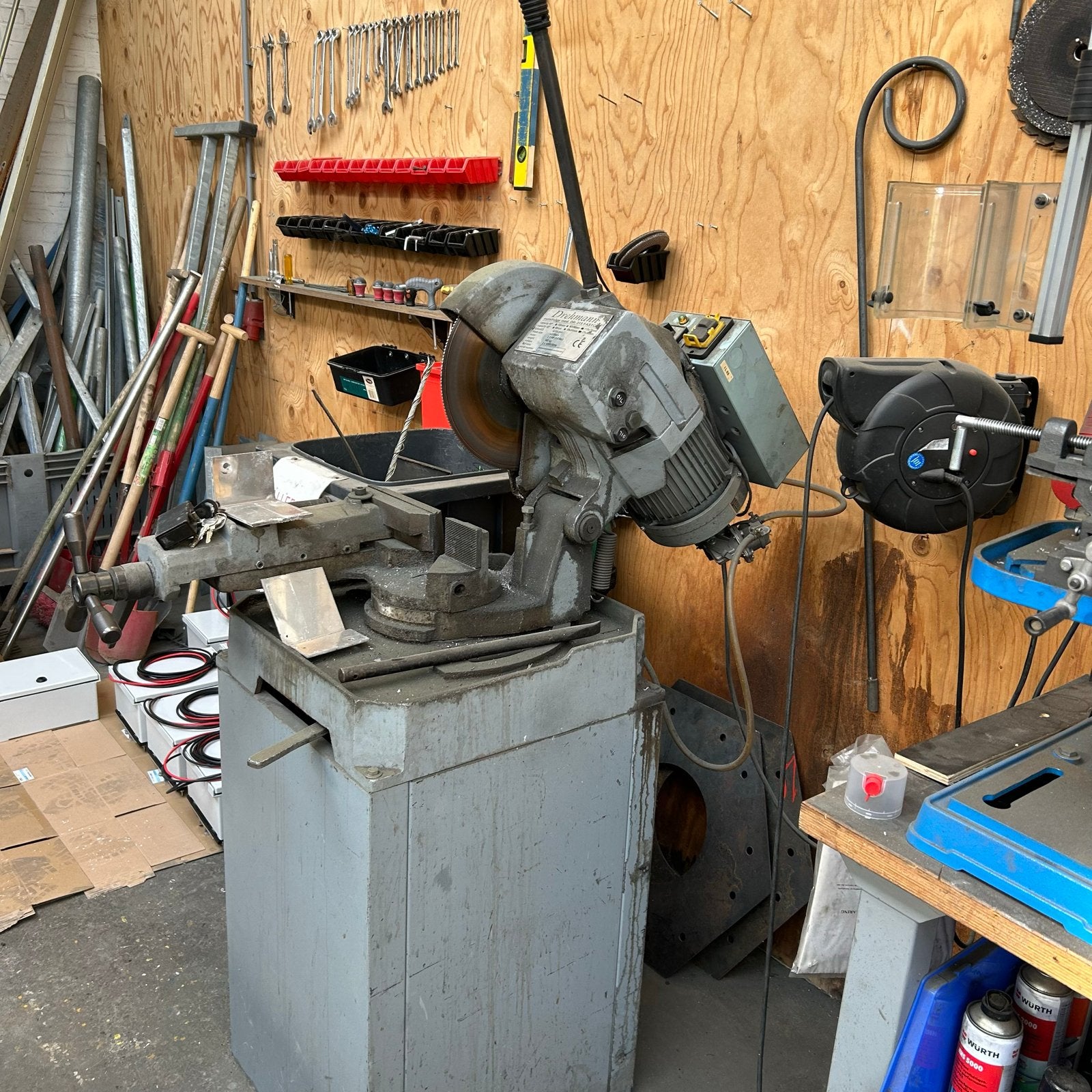 Drehmann DR-315 FASTCUT metaal afkortzaag, Gebruikt, 70 mm of meer, Ophalen of Verzenden, Afkortzaag
