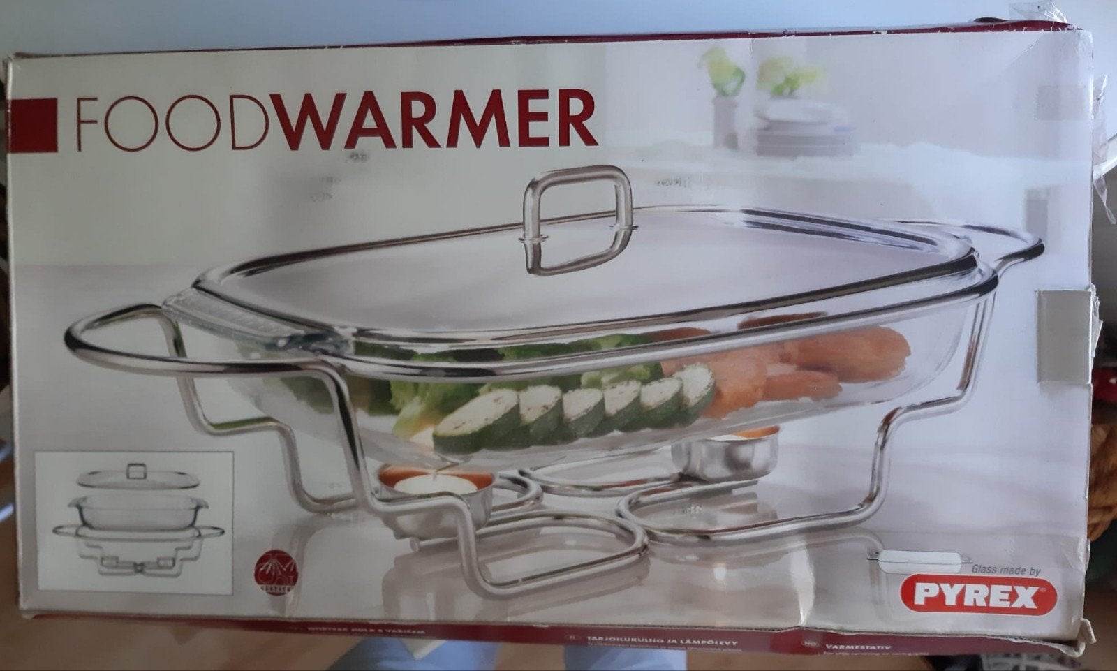 Serveerschaal met Rechaud  ( Foodwarmer), Ophalen, Zilver, Zo goed als nieuw, Overige merken