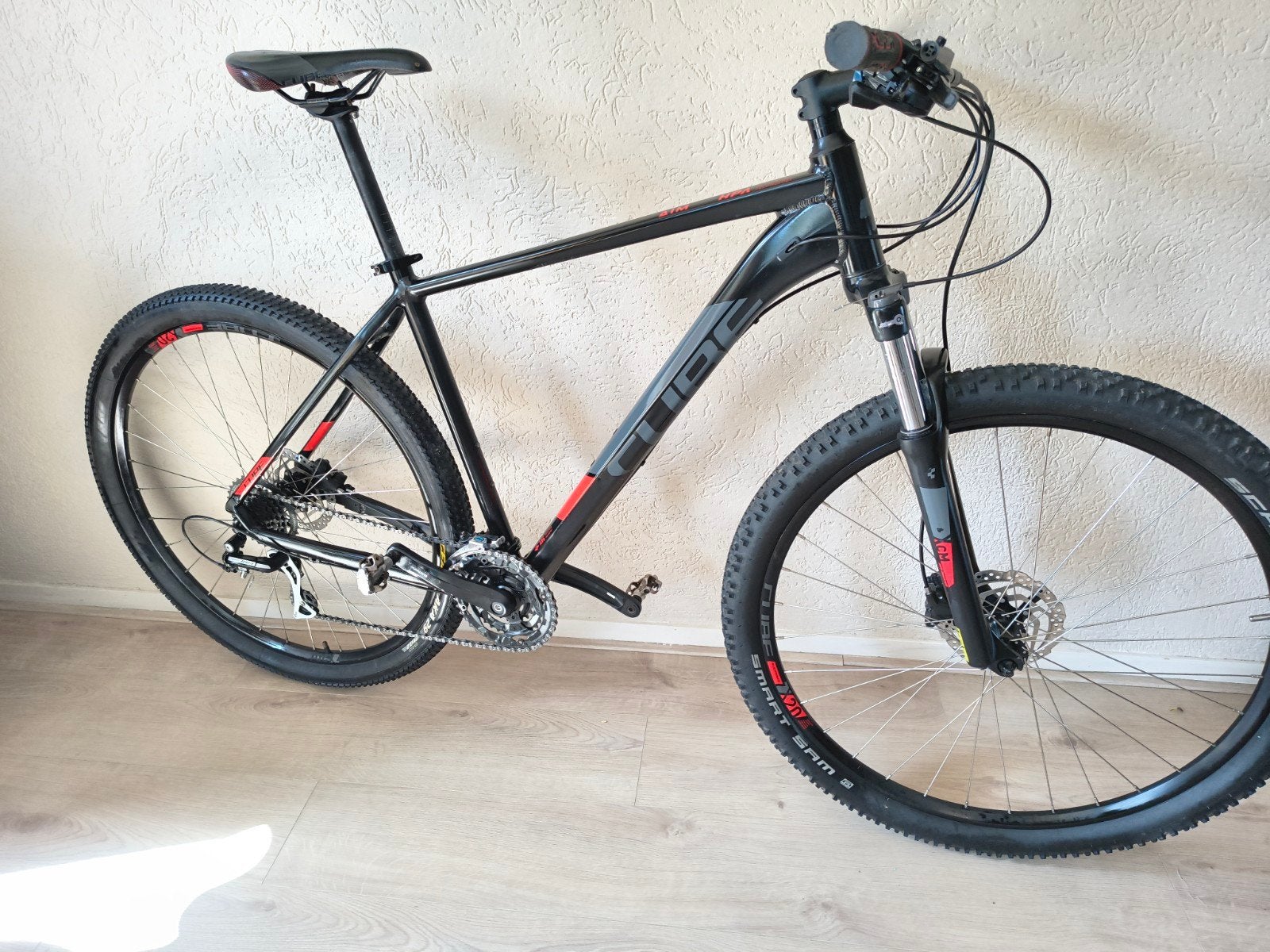 Cube aim 29 inch Shimano schijfremmen maat L 21 inch, Hardtail, Zo goed als nieuw, Schijfrem, 53 tot 57 cm