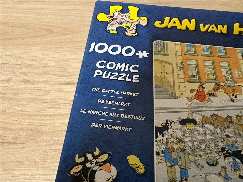Jan van haasteren de Veemarkt - S7158, Ophalen of Verzenden, 500 t/m 1500 stukjes, Zo goed als nieuw