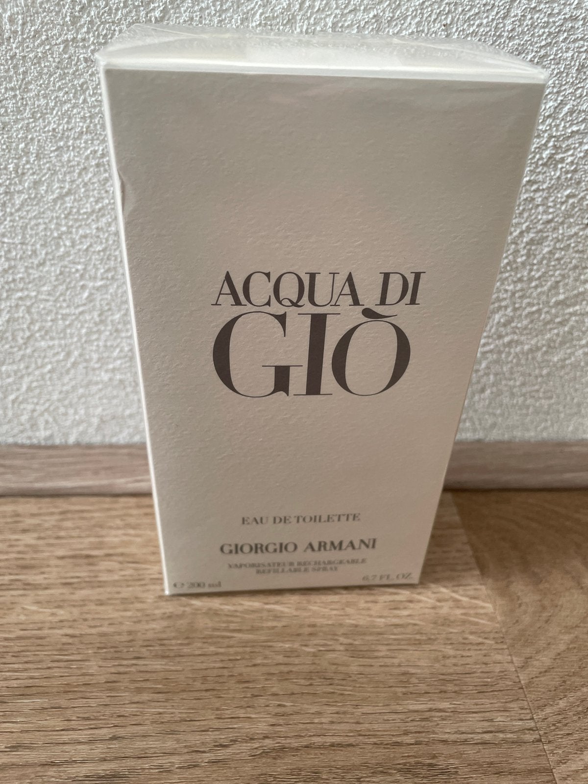 Giorgio Armani acqua di gio refillable 200ml edt nieuw, Ophalen of Verzenden, Nieuw
