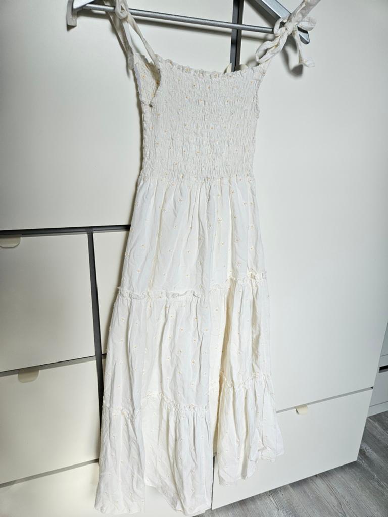 Navy Paris Zomerjurk Cottage Core Madeliefjes XS/S/M, Kleding | Dames, Wit, Ophalen of Verzenden, Maat 36 (S), Gedragen