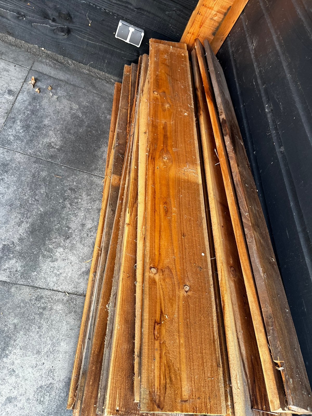 Diverse douglas planken en steigerhout, Ophalen, Zo goed als nieuw, 250 cm of meer, Planken