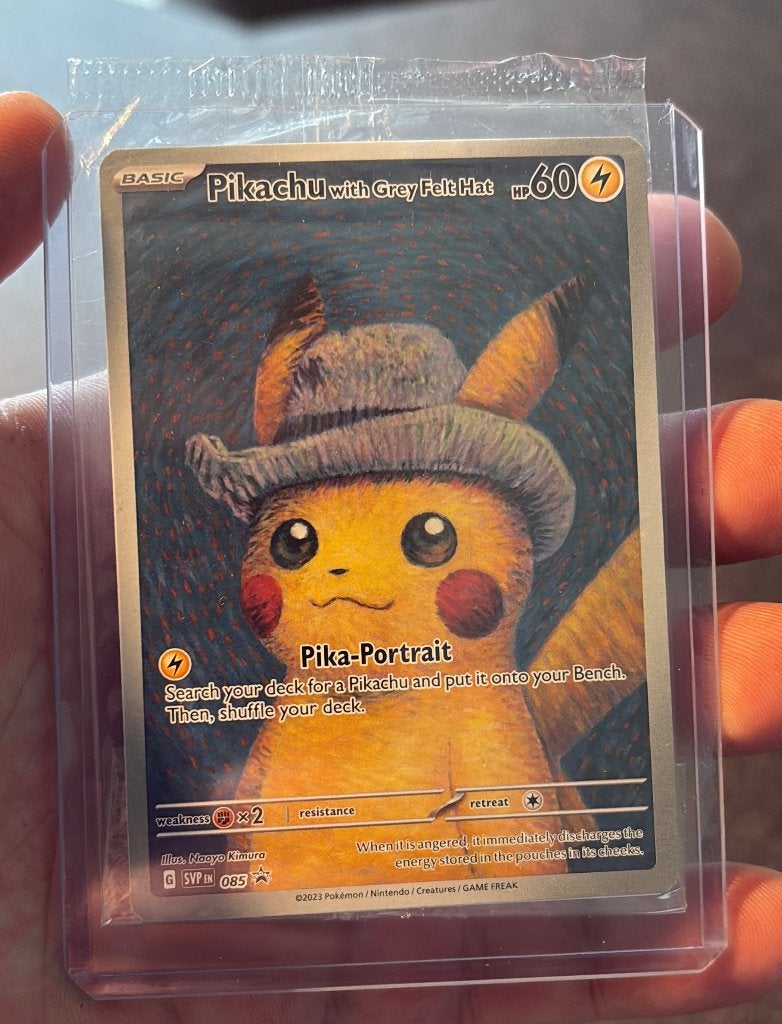 Pikachu van gogh (SEALED), Ophalen of Verzenden, Nieuw, Losse kaart, Foil