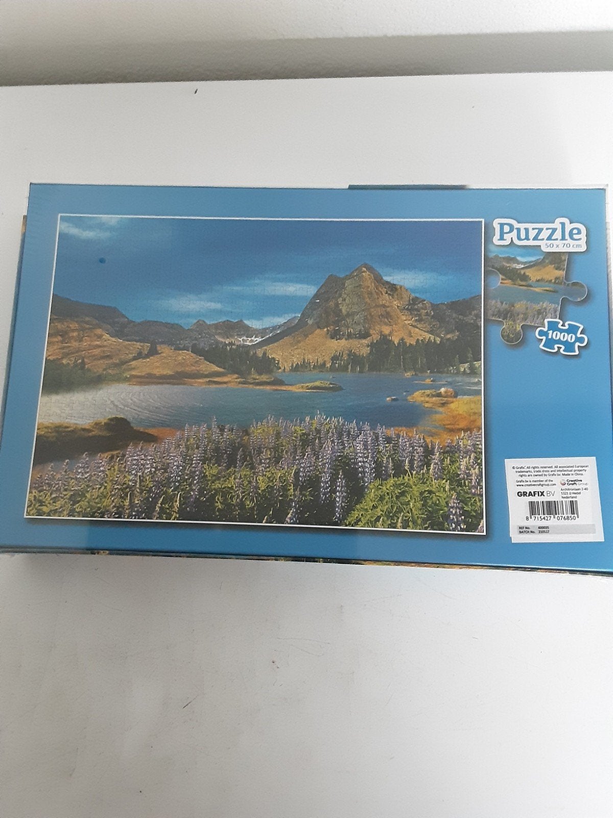 Nieuwe Grafix 1000 stukjes puzzel - Berglandschap, Ophalen of Verzenden, 500 t/m 1500 stukjes, Nieuw, Legpuzzel