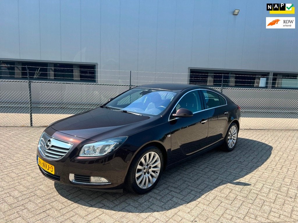 Opel Insignia 2.0 T Cosmo l Automaat l Nieuwe APK l Trekhaak, Auto's, Opel, Gebruikt, Bruin, Leder en Stof, Bedrijf