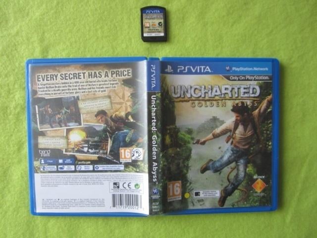 Uncharted golden abyss PS Vita Playstation, Spelcomputers en Games, Avontuur en Actie, 1 speler, Ophalen of Verzenden, Zo goed als nieuw