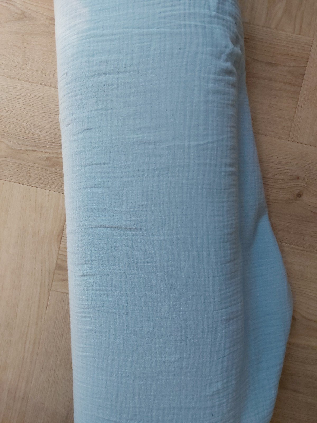 4 meter baby blauw hydrofiel Voor vivian, Ophalen of Verzenden