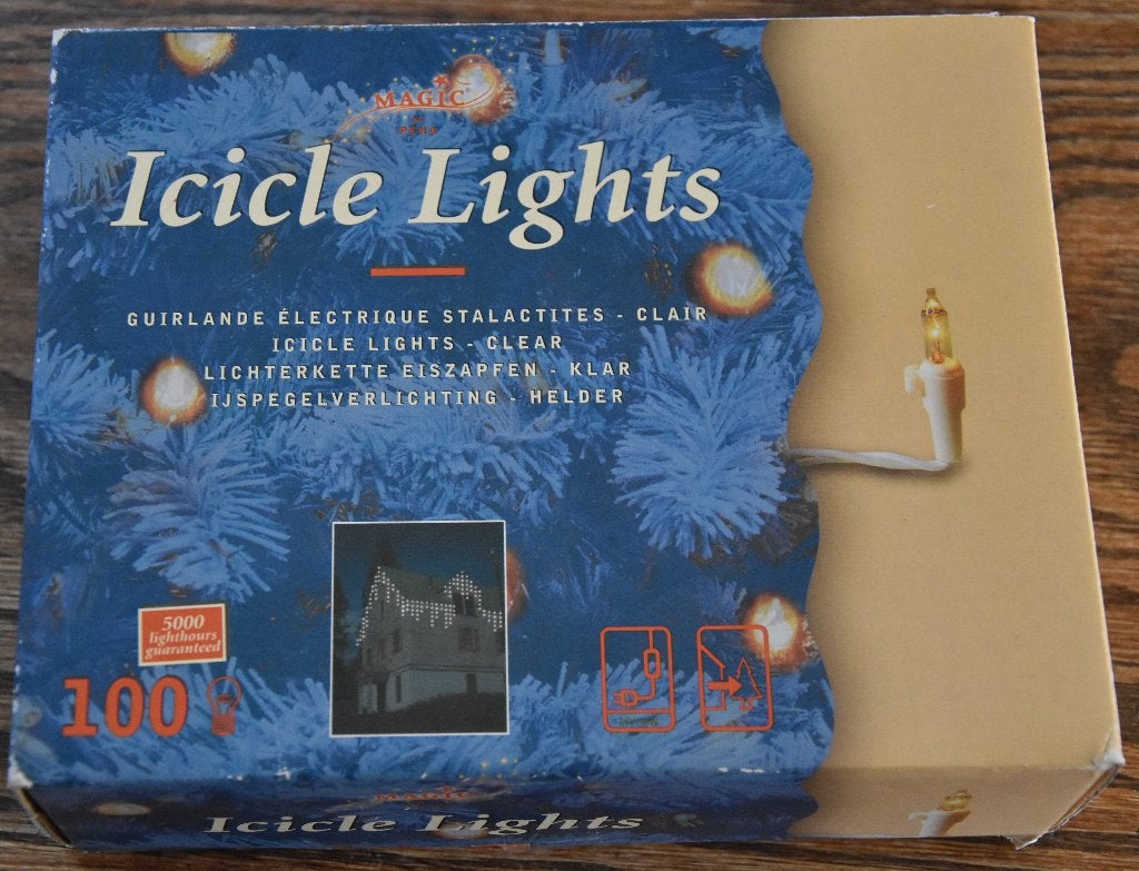 icicle 100 kerst lampjes tuin helder ijspegels verlichting, Ophalen of Verzenden