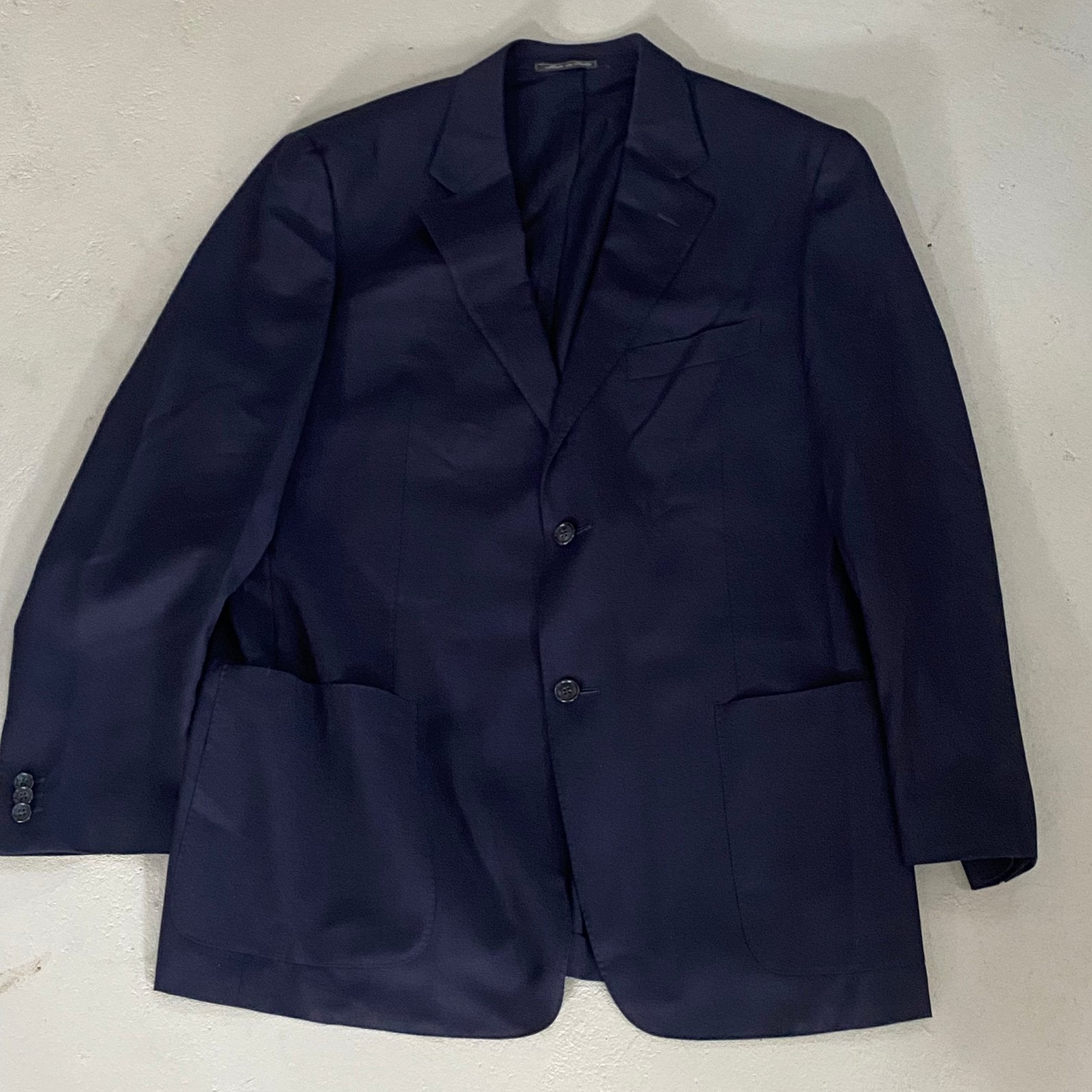 Mooie donkerblauwe luchtige blazer van Corneliani maat 54, Kleding | Heren, Kostuums en Colberts, Verzenden, Zo goed als nieuw