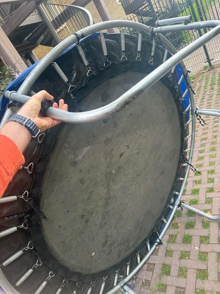 Trampoline 1,50 meter - Geen roest, Ophalen of Verzenden, Gebruikt