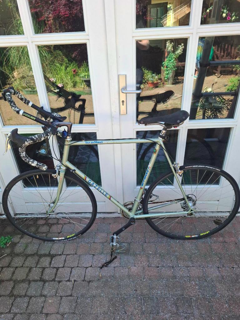 racefiets vintage, Fietsen en Brommers, Fietsen | Racefietsen, Ophalen, Gebruikt, Gazelle, 10 tot 15 versnellingen