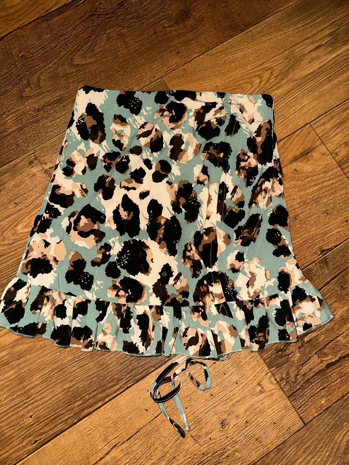 Dames nieuwe korte panterprint rok, Ophalen of Verzenden, Zo goed als nieuw, Bruin, Boven de knie