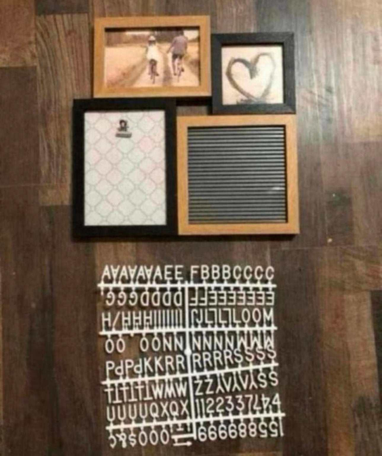 Multifunctioneel fotolijst met letterbord en knijpbord, Huis en Inrichting, Ophalen of Verzenden, Zo goed als nieuw
