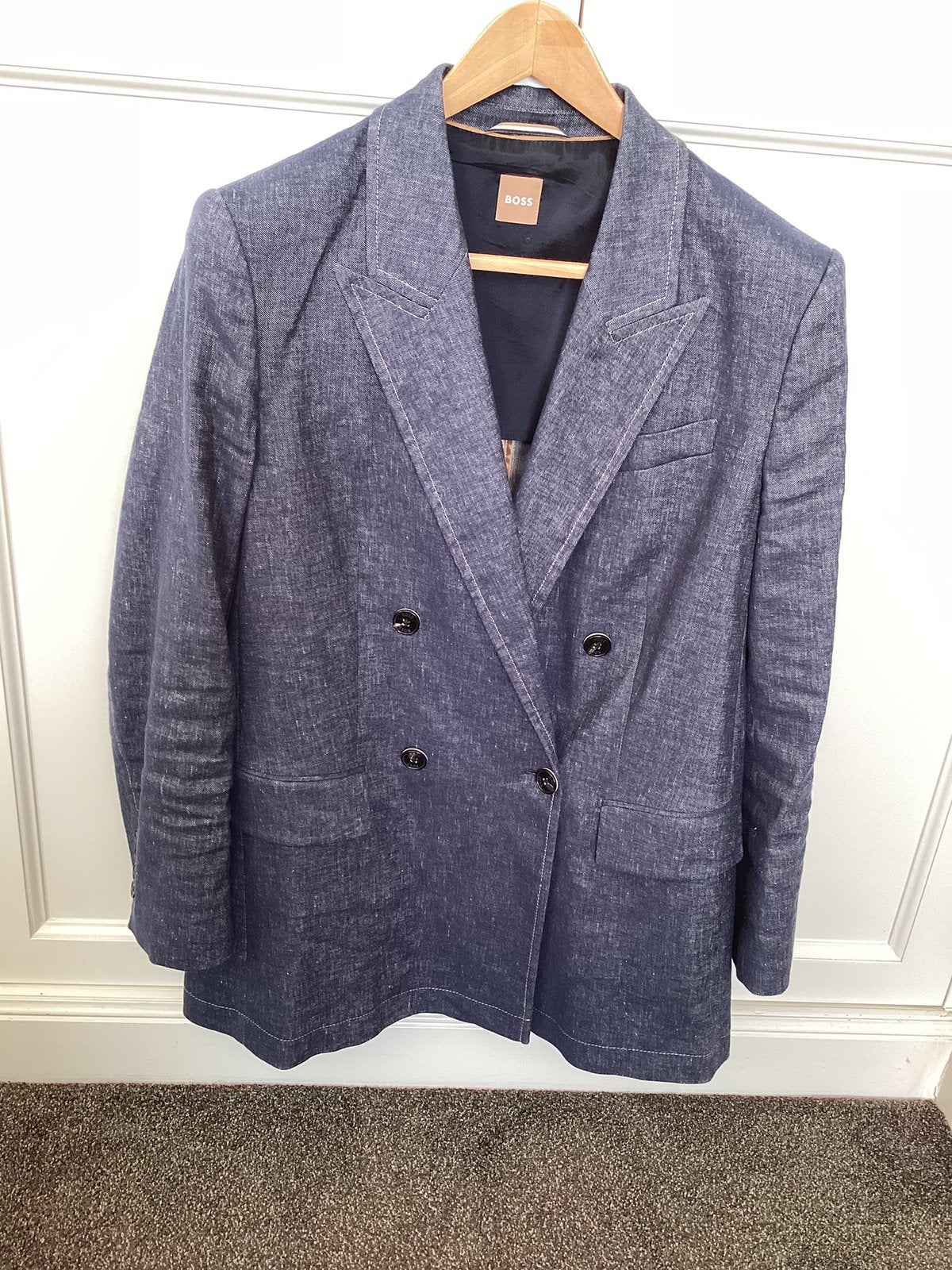 BOSS jeans dames Colbert maat 38, Maat 38/40 (M), Blauw, Ophalen of Verzenden, Zo goed als nieuw