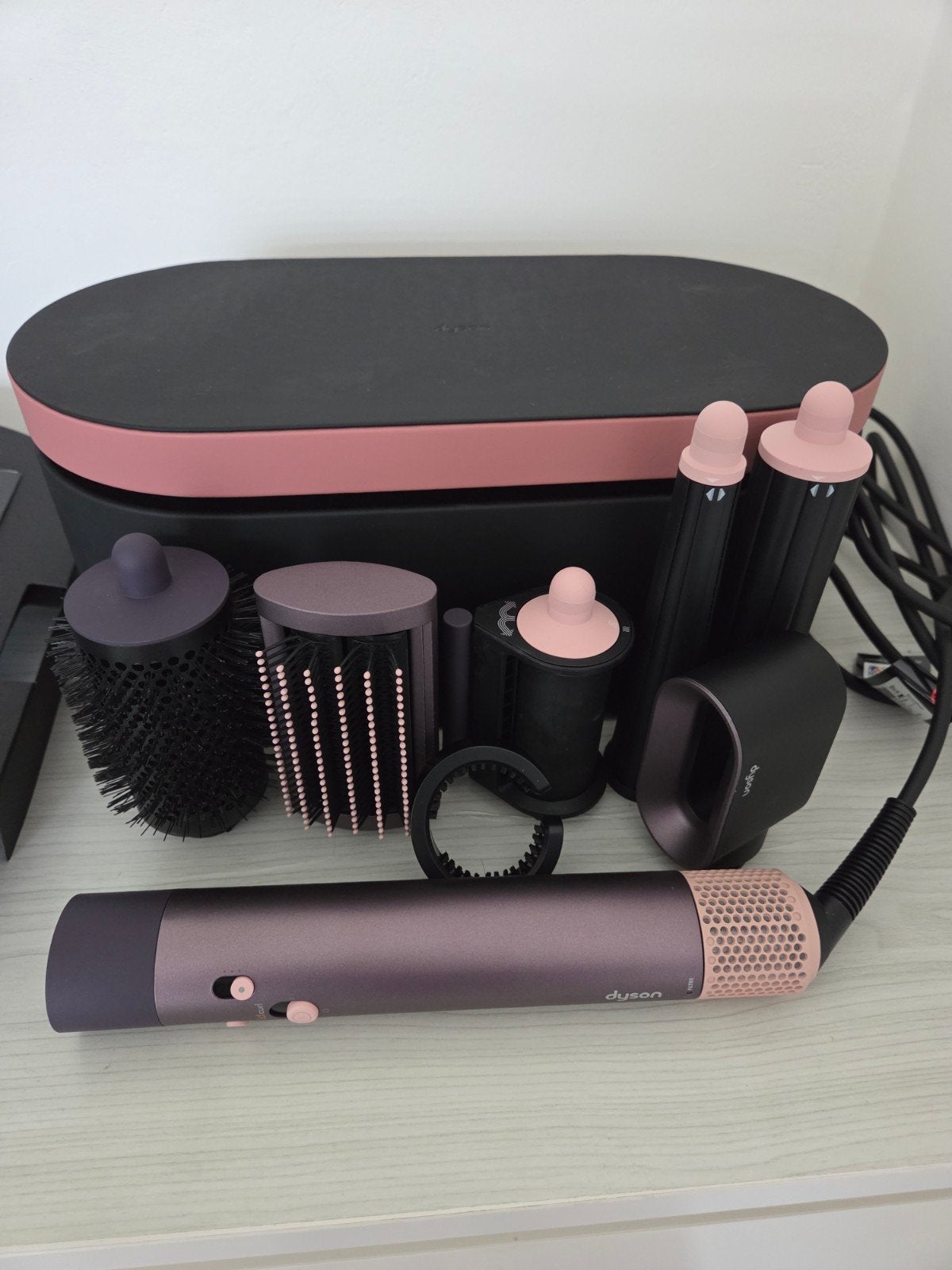 Dyson Airwrap i.d. Styler - Compleet met accessoires, Ophalen, Zo goed als nieuw, Haarverzorging