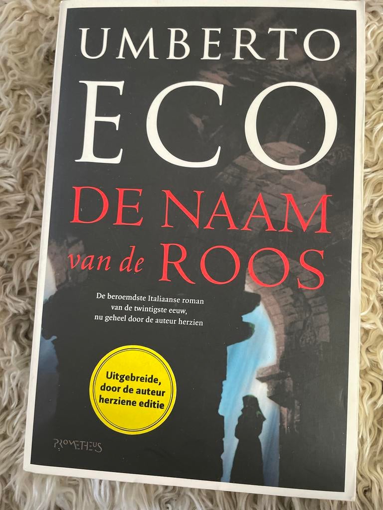 Umberto Eco - De Naam van de Roos, Ophalen of Verzenden, Gelezen, Nederland