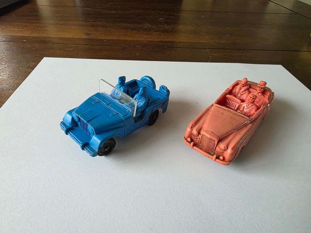 2x Vinyl auto jaren 60/70, Ophalen of Verzenden, Gebruikt, Auto