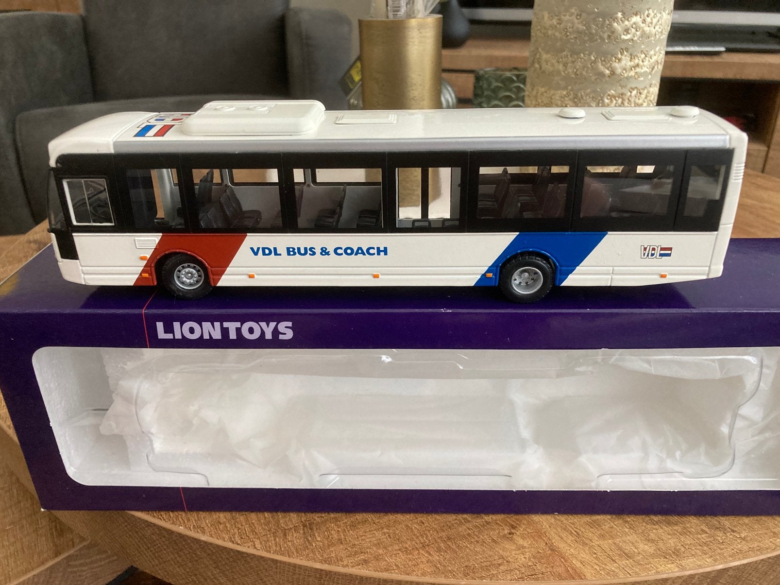 Lion Toys Bus VDL Ambassador Streekbus Stadsbus Lijnbus, Ophalen of Verzenden, Nieuw, Bus of Vrachtwagen, Lion Toys