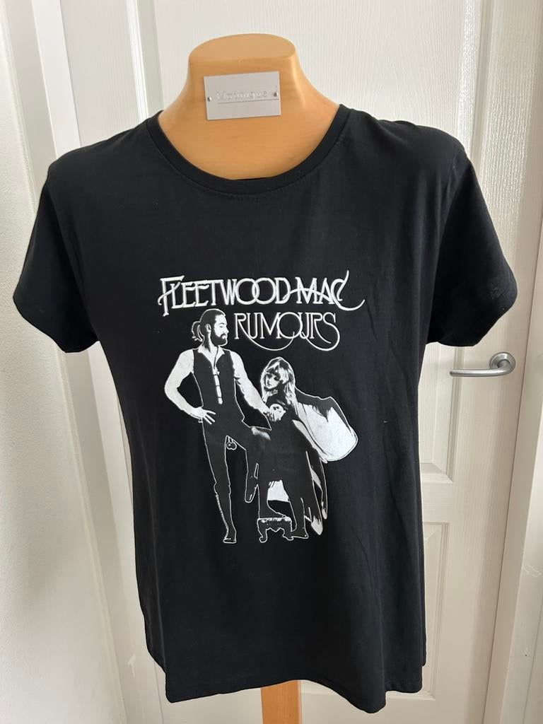 Prachtig origineel Fleetwood Mac Rumours zwart shirt maat L, Ophalen of Verzenden, Zo goed als nieuw, Maat 56/58 (XL), Zwart