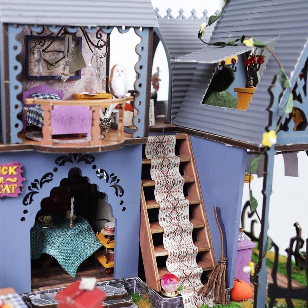 Crafts&Co DIY Miniatuur Poppenhuis Halloween Thema, Ophalen of Verzenden, Nieuw, Poppenhuis