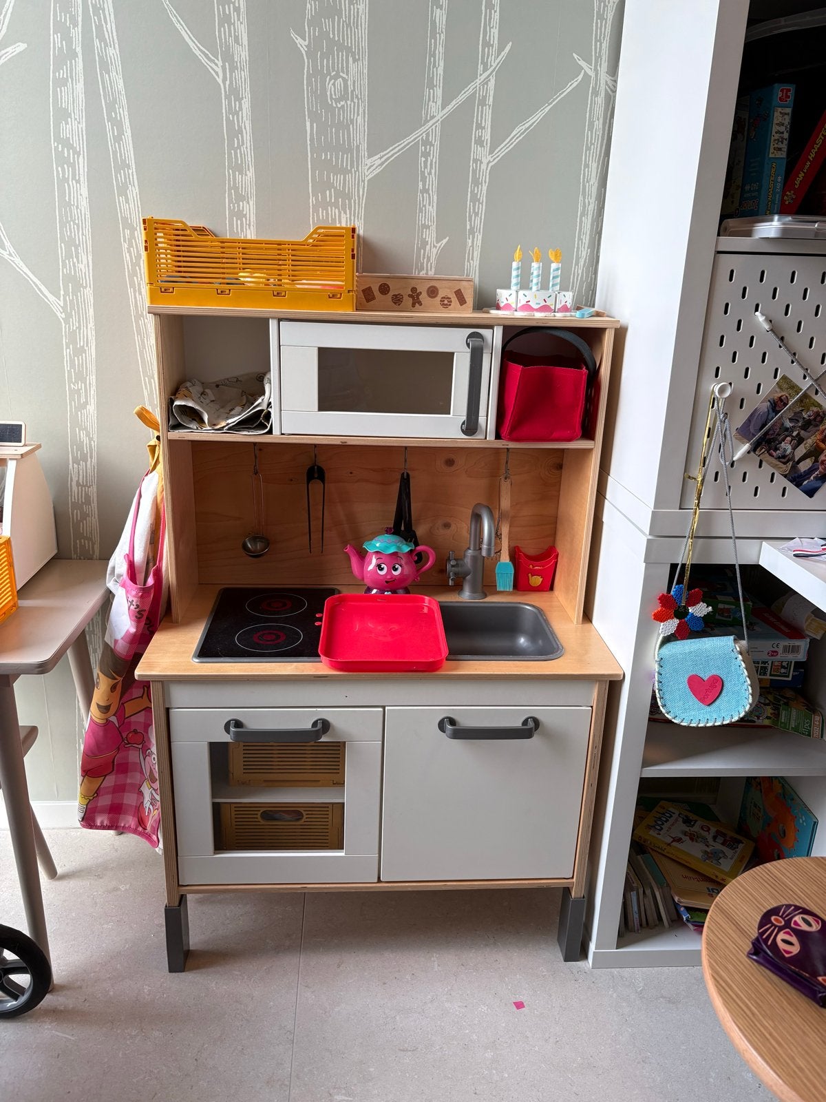 IKEA Speelkeuken met uitgebreide inhoud, Ophalen, Gebruikt, Hout, Speelkeuken